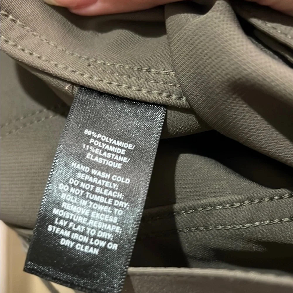 Lafayette 148 Pants New York Mercer Trousers Nougat Brown Dark Tan Stretchy Luxe - Picture 14 of 14